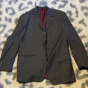 Grey Pinstripe Blazer